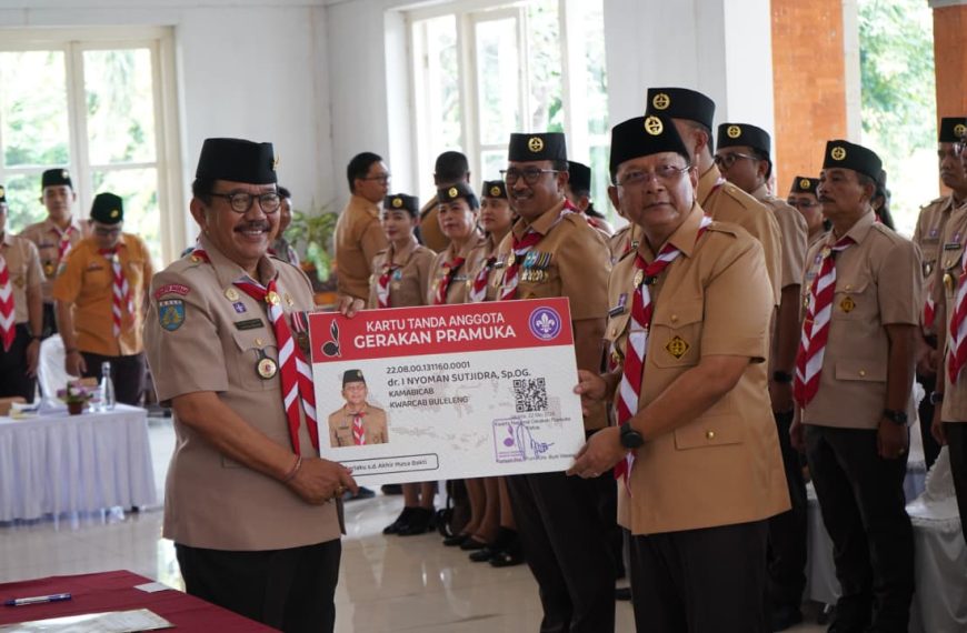 Bupati Sutjidra Resmi Pimpin Majelis Pembimbing Pramuka Buleleng 2025–2030