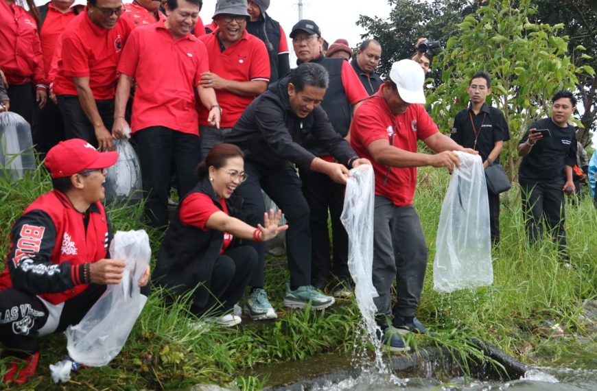 PDI Perjuangan Gelar Aksi “Merawat Pertiwi” Peringati HUT ke-79 Megawati di Danau Buyan