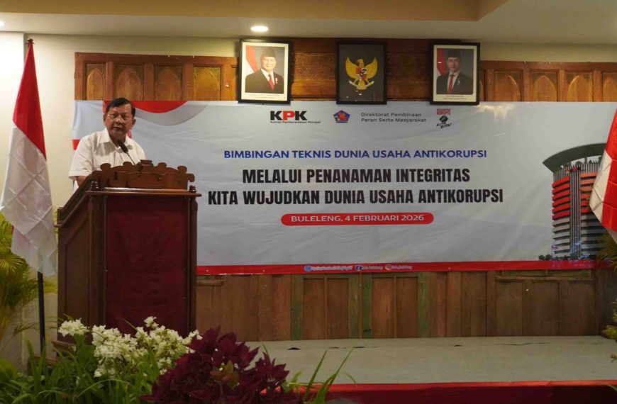 Bupati Sutjidra Tekankan Kolaborasi Strategis Dunia Usaha dan Pemerintah untuk Cegah Korupsi
