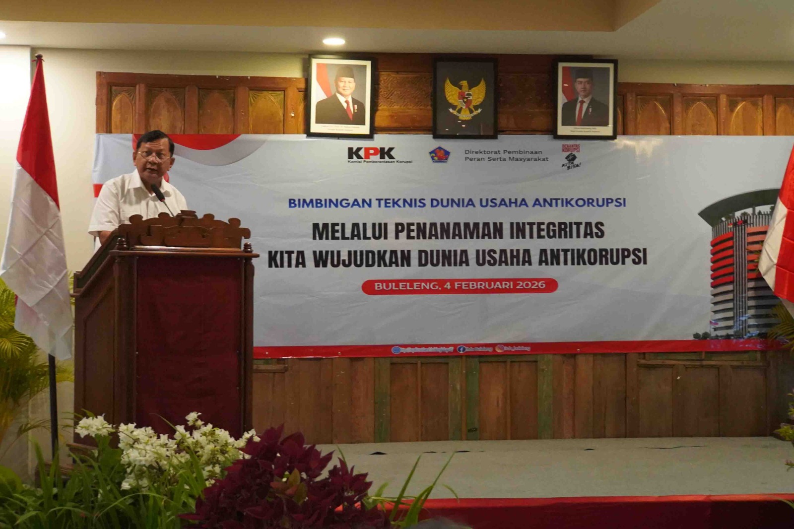 Bupati Sutjidra Tekankan Kolaborasi Strategis Dunia Usaha dan Pemerintah untuk Cegah Korupsi