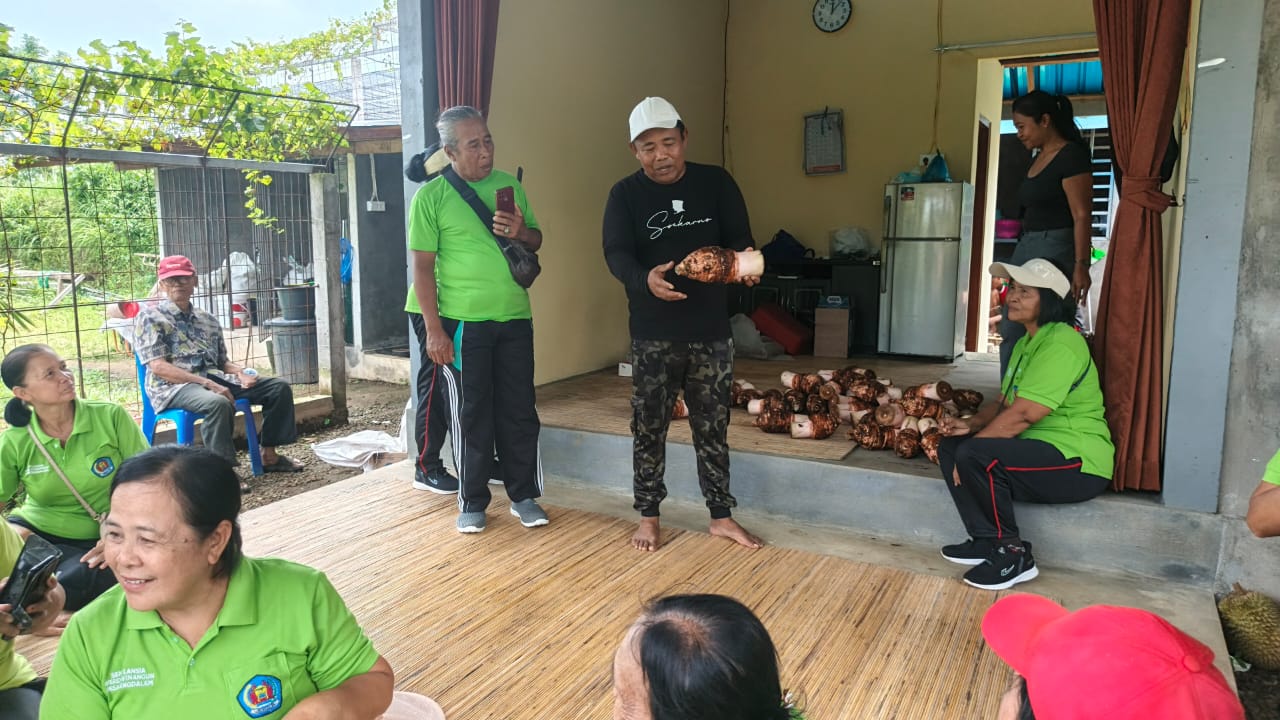 Pelatihan Olahan Talas dan Telur Asin untuk Lansia, Wayan Soma Adnyana Bangkitkan Ekonomi Desa