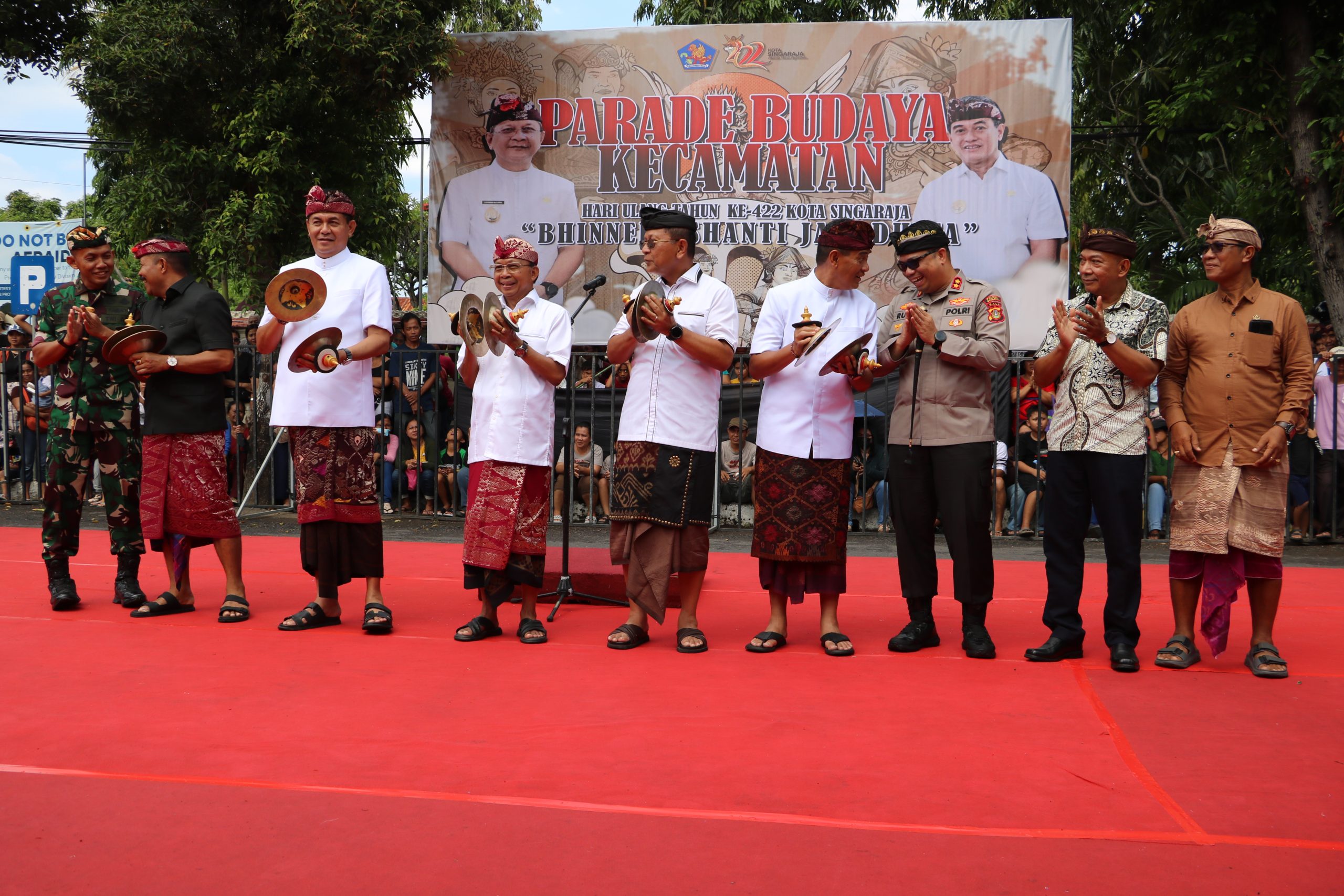 Parade Budaya Perdana HUT ke-422 Kota Singaraja, Angkat Sejarah Ki Barak Panji Sakti