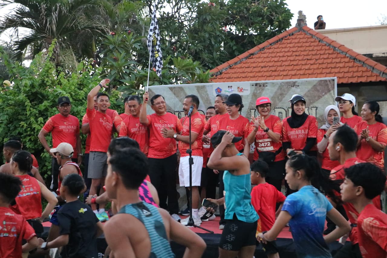 Ribuan Pelari Semarakkan Singaraja Run 2026, Rute Bersejarah Jadi Daya Tarik Utama