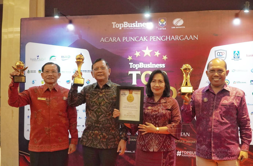 Enam Kali Berturut-turut Raih Penghargaan, Perumda Tirta Hita Buleleng Kian Perkuat Kinerja