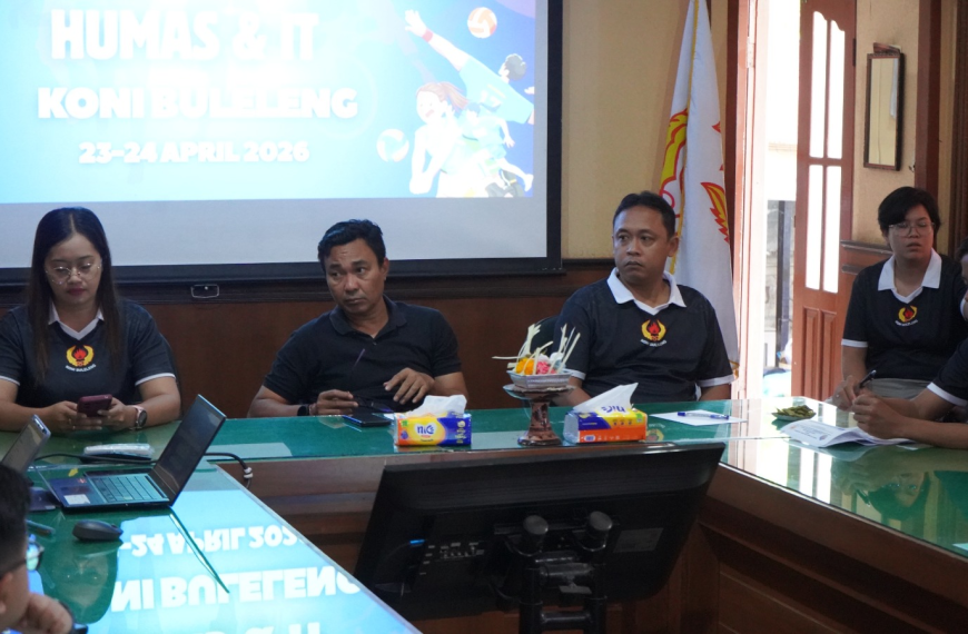 KONI Buleleng Perkuat Peran Humas dan IT, Dorong Cabor Aktif Bangun Publikasi Digital