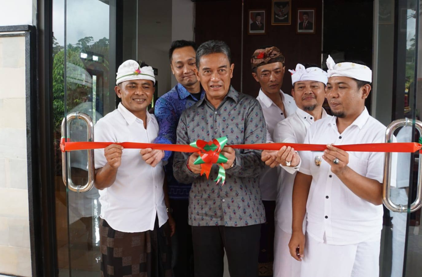 Kantor Perbekel Cempaga Diresmikan, Wabup Supriatna Dorong Penguatan Sinergi Pembangunan Desa