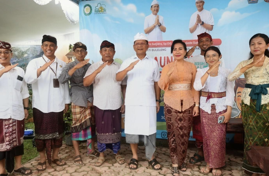 Bupati Sutjidra Luncurkan Inovasi Bayar PBB Lewat Bank Sampah Non Tunai