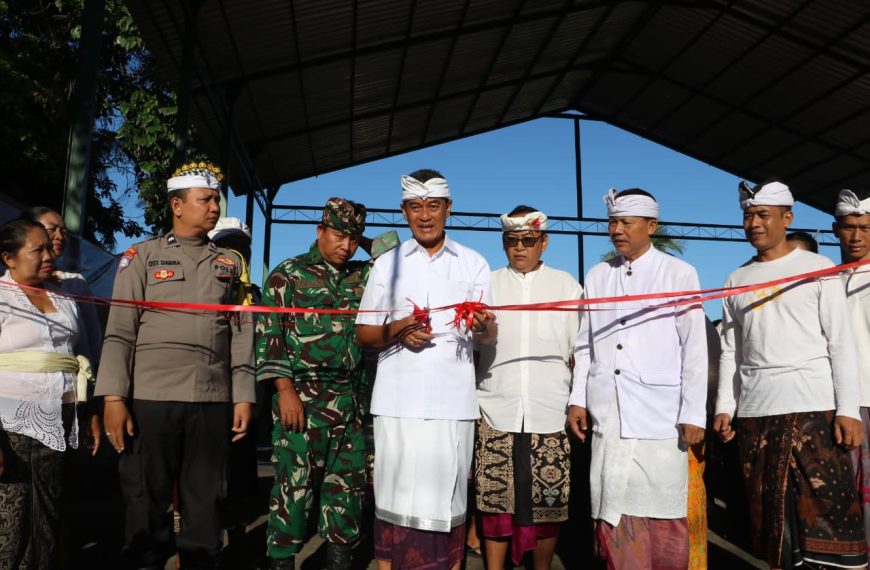 Wabup Supriatna Resmikan Infrastruktur Desa Panji, Dorong Pelayanan Publik Kian Optimal