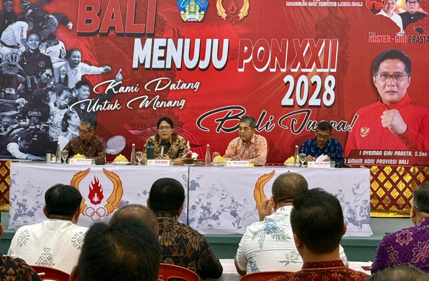 Giri Prasta Konsolidasikan Pengurus KONI Bali, Prioritaskan PORPROV dan Roadmap Menuju PON