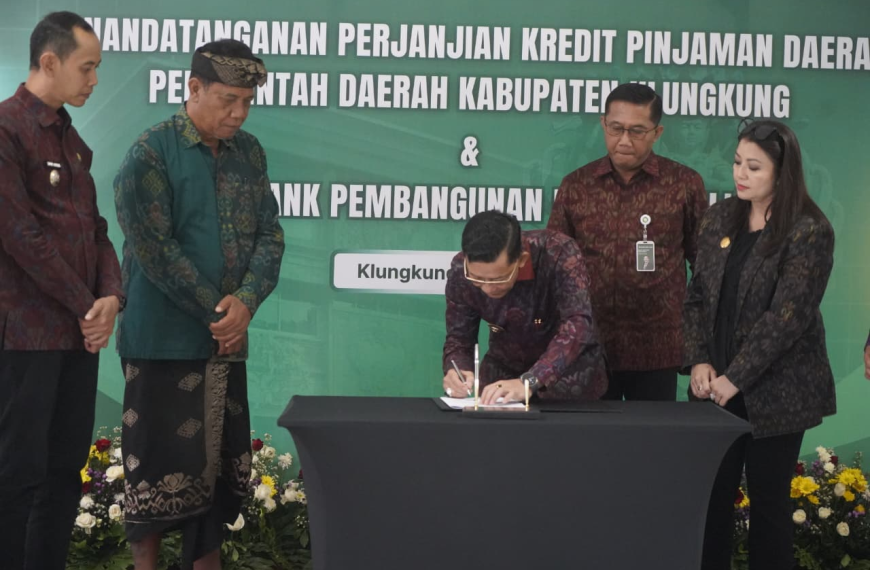 Akselerasi Pembangunan Nusa Penida, Klungkung Manfaatkan Kredit BPD Bali Rp114,1 Miliar