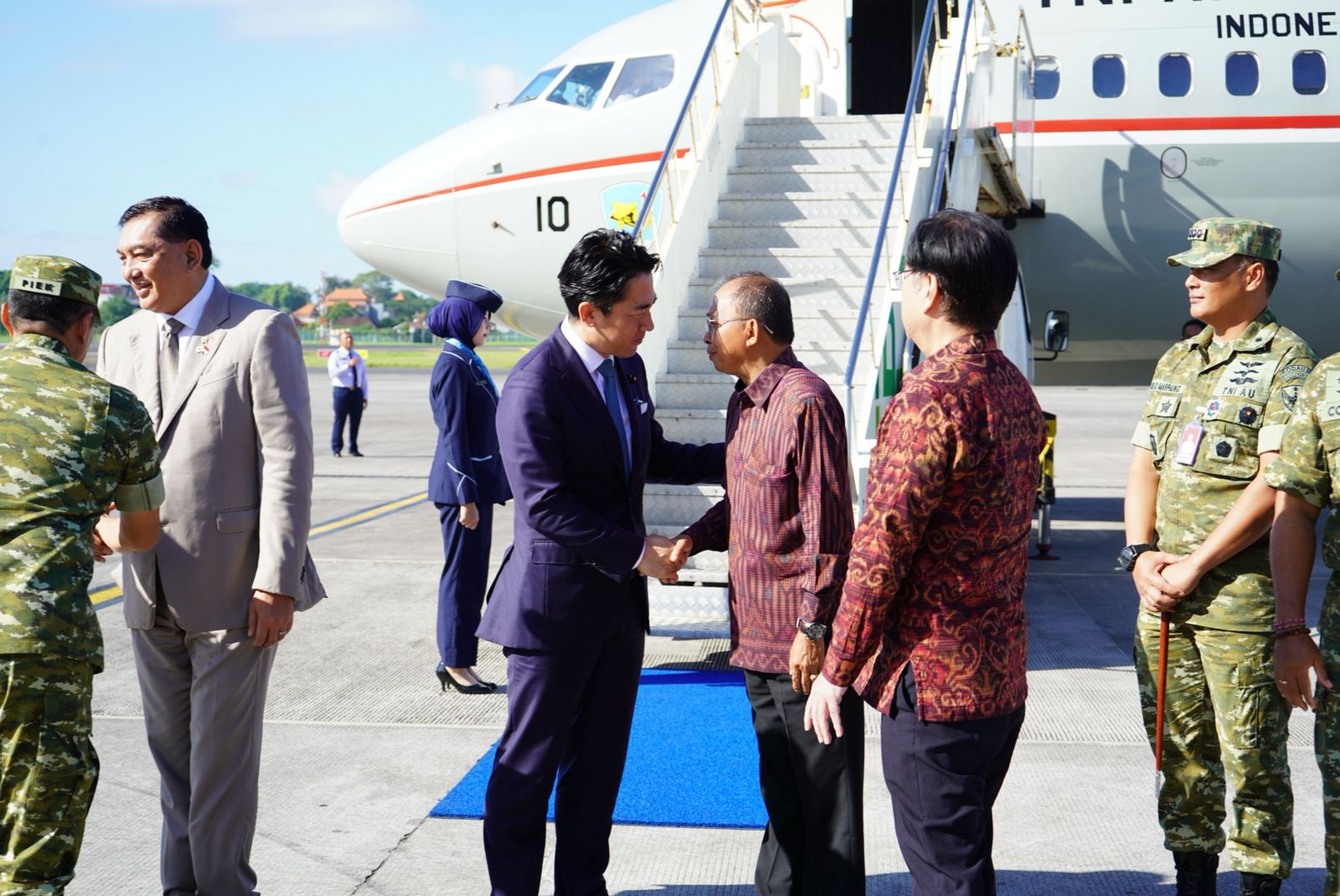 Koster Lepas Menhan RI dan Jepang dari Bali, Perkuat Kerja Sama Pertahanan Kedua Negara