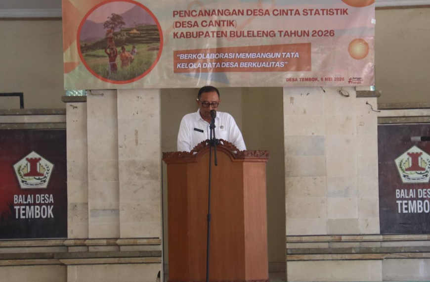 Tiga Desa di Tejakula Dicanangkan sebagai Desa Cantik 2026, Perkuat Tata Kelola Data Berbasis Statistik