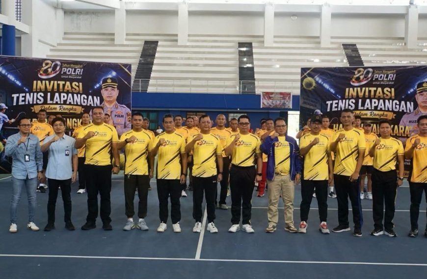 Hari Bhayangkara ke-80, Turnamen Tenis Jadi Wadah Pererat Kolaborasi Pemerintah, TNI-Polri dan Forkopimda di Buleleng