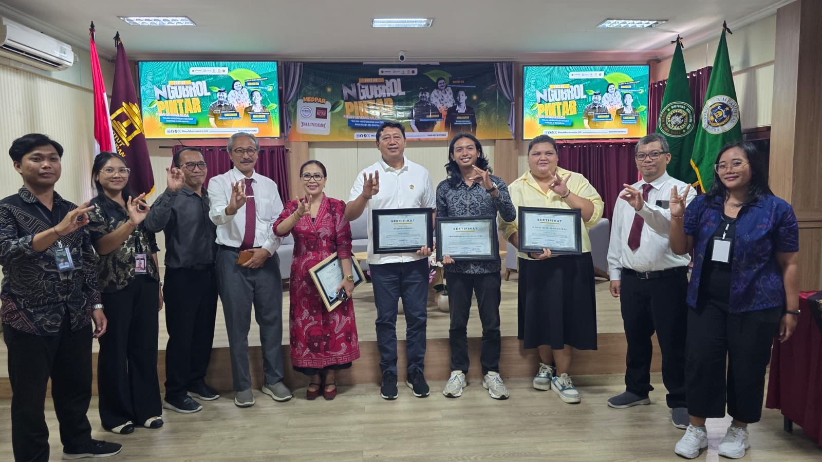 Mahasiswa IMK Singaraja Didorong Jadi Agen Literasi Digital Berbasis HAM Lewat Diskusi NGOPI Part 6