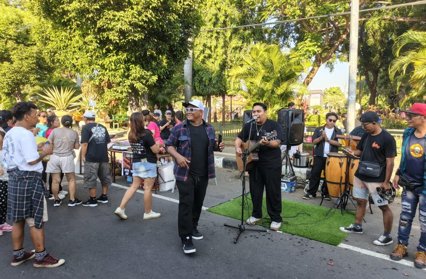 Bangkit Pascakebakaran, De Bolot Wer Wer Perkenalkan Urutan Asap di Car Free Day Singaraja