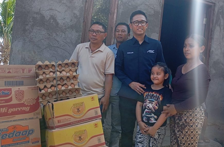 Ahmad Sahroni Bantu Keluarga Warga Buleleng Korban Dugaan Main Hakim Sendiri