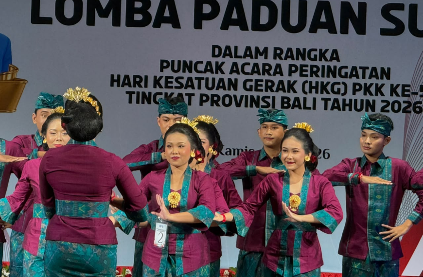 Lomba Paduan Suara HKG PKK ke-54 Jadi Panggung Kreativitas Pelajar Bali, Semangat Kebersamaan Menggema di Ksirarnawa
