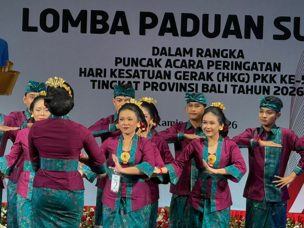 Lomba Paduan Suara HKG PKK ke-54 Jadi Panggung Kreativitas Pelajar Bali, Semangat Kebersamaan Menggema di Ksirarnawa