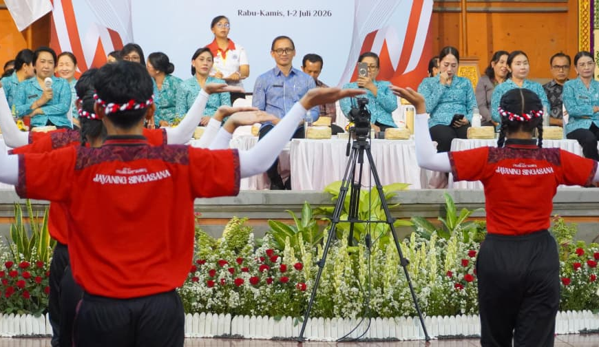 Peringatan HKG PKK ke-54 Libatkan Pelajar se-Bali, Putri Koster Dorong Penguatan Karakter dan Pelestarian Budaya