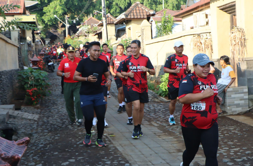 Semarak HUT RI ke-81, Wabup Supriatna Ajak Warga Julah Perkuat Kekompakan Lewat Fun Run