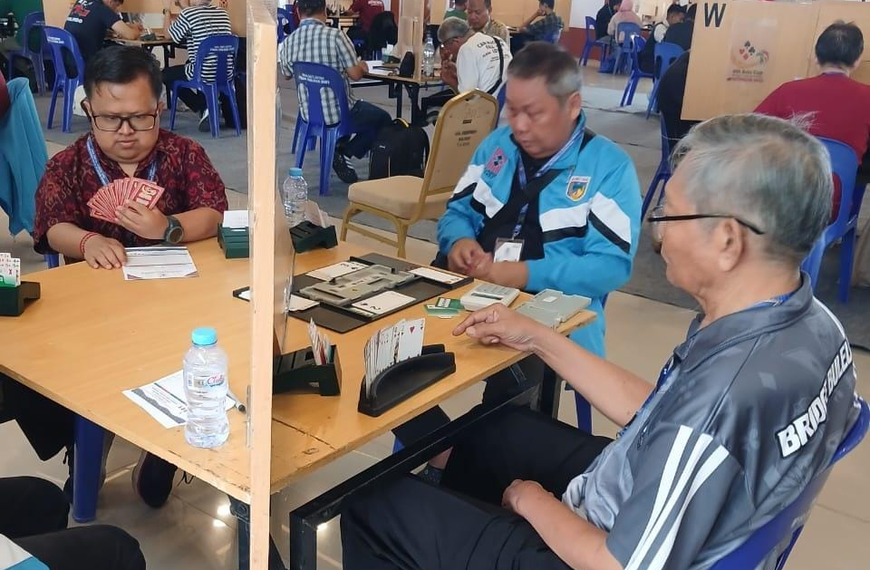 Bridge Buleleng Cetak Prestasi di Kejurnas, Raditya-Nuridja Masuk Empat Besar Nasional