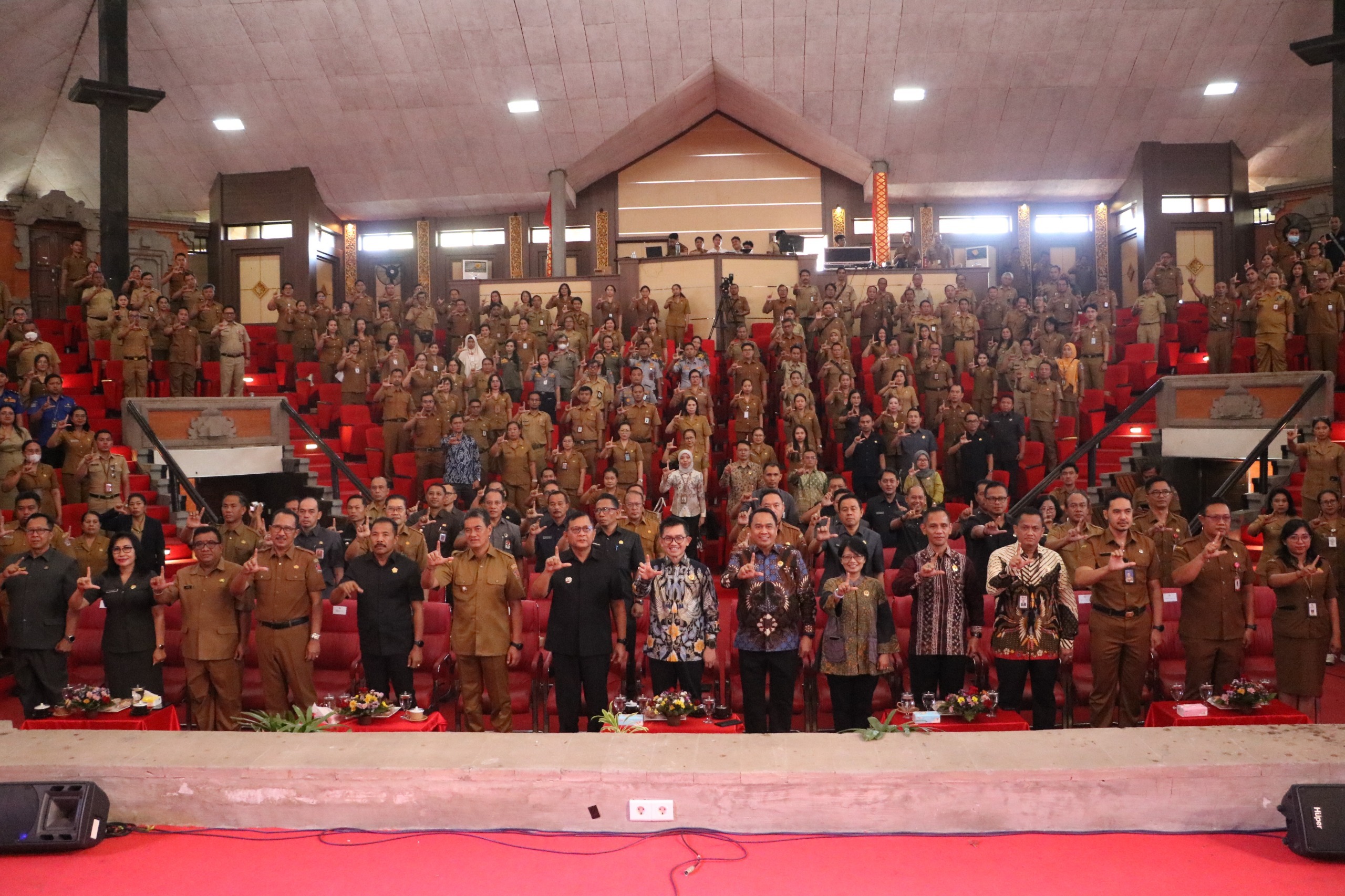 Jadi Pilot Project Nasional, Bupati Sutjidra dan Kepala LAN RI Luncurkan ASN Corpu dan Si Bijak Paten